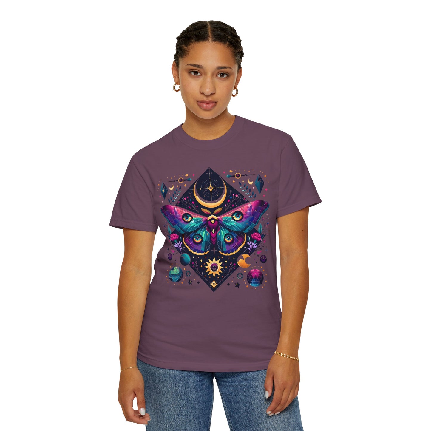 Cosmic Butterfly Unisex Garment-Dyed T-Shirt