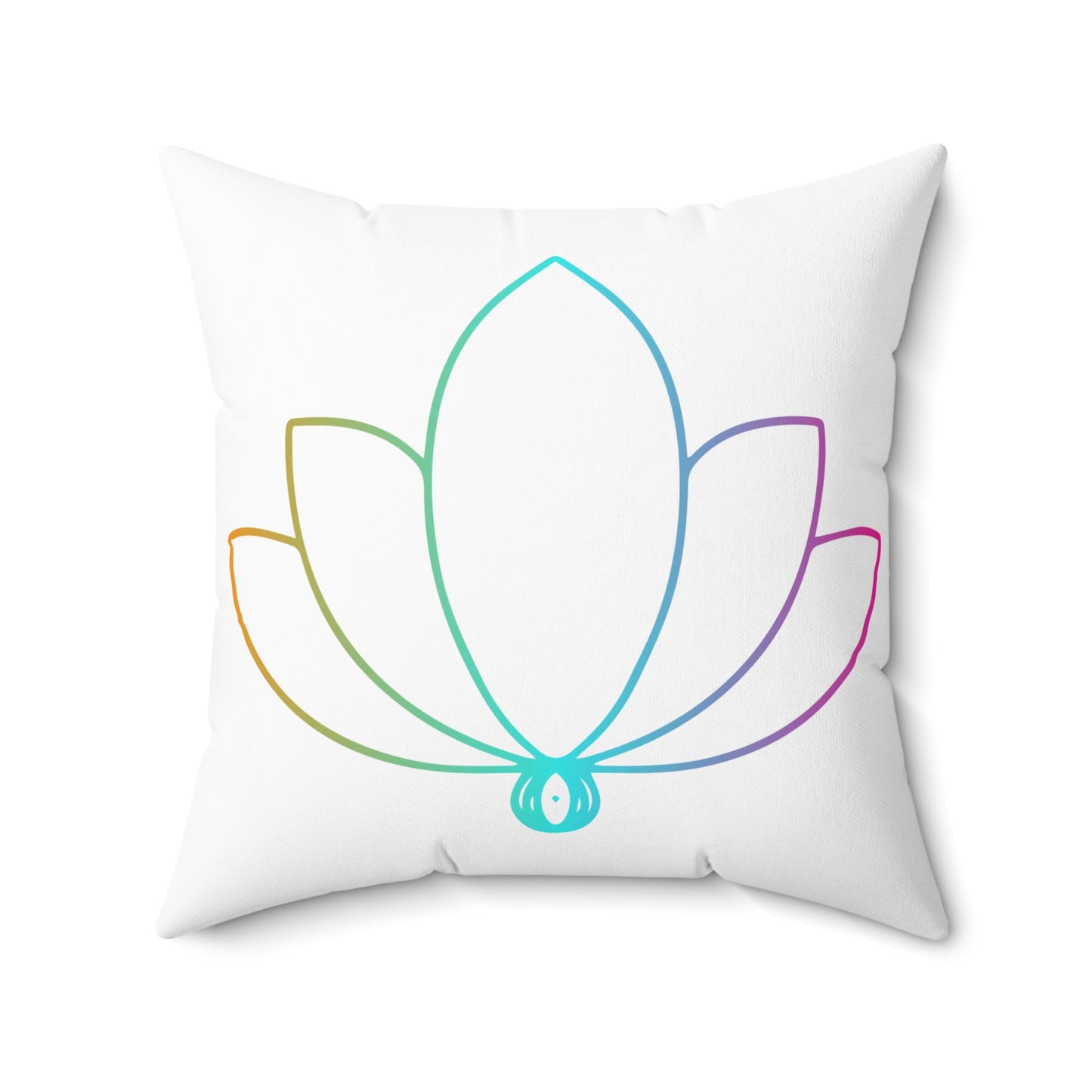 Blissful Bloom Throw Pillow - Lotus Flower Edition