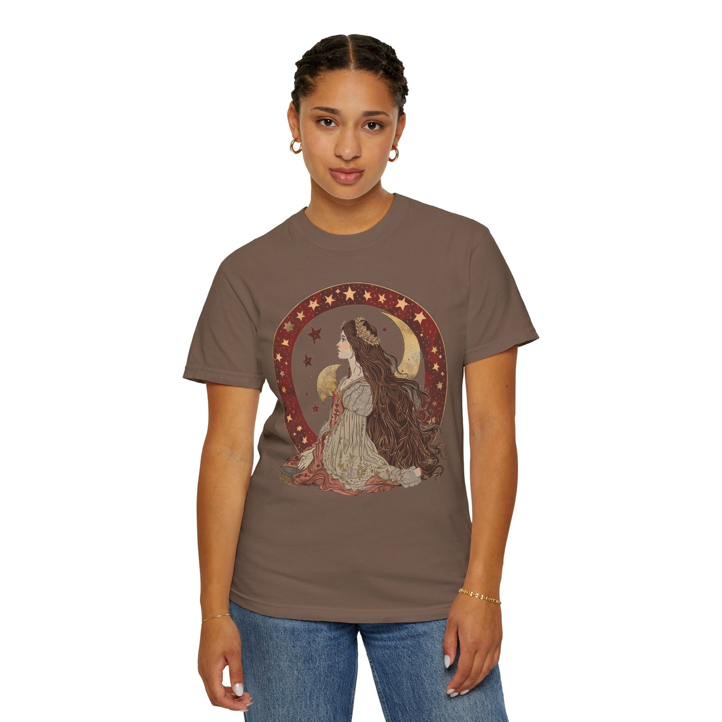 Moon Goddess Unisex T-Shirt - Celestial Summer Vibes