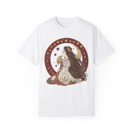 Moon Goddess Unisex T-Shirt - Celestial Summer Vibes