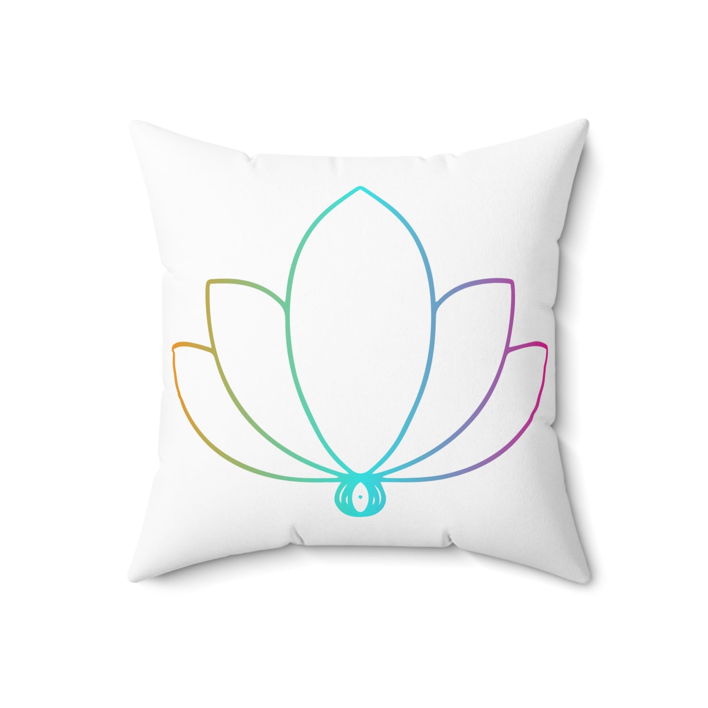 Blissful Bloom Throw Pillow - Lotus Flower Edition
