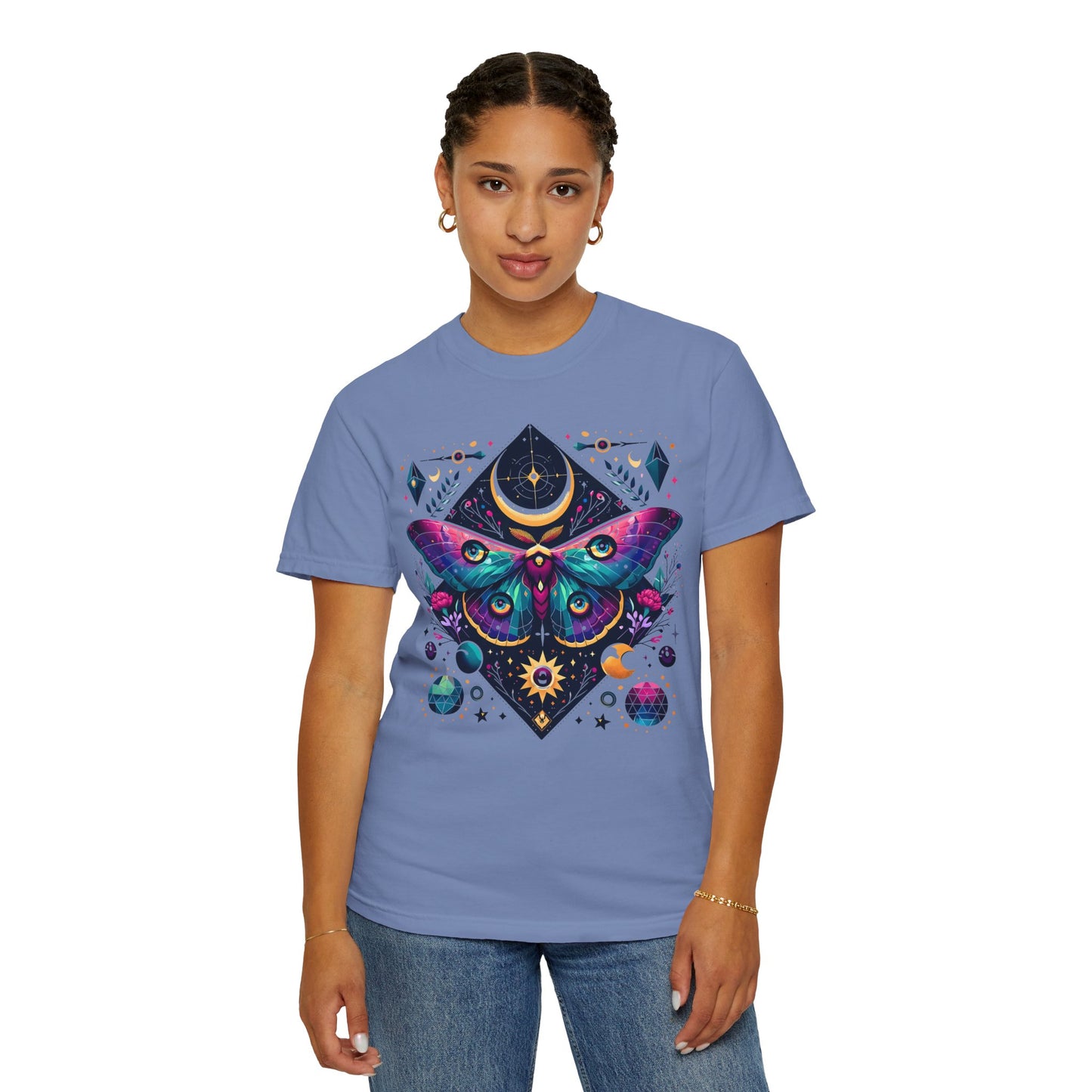 Cosmic Butterfly Unisex Garment-Dyed T-Shirt