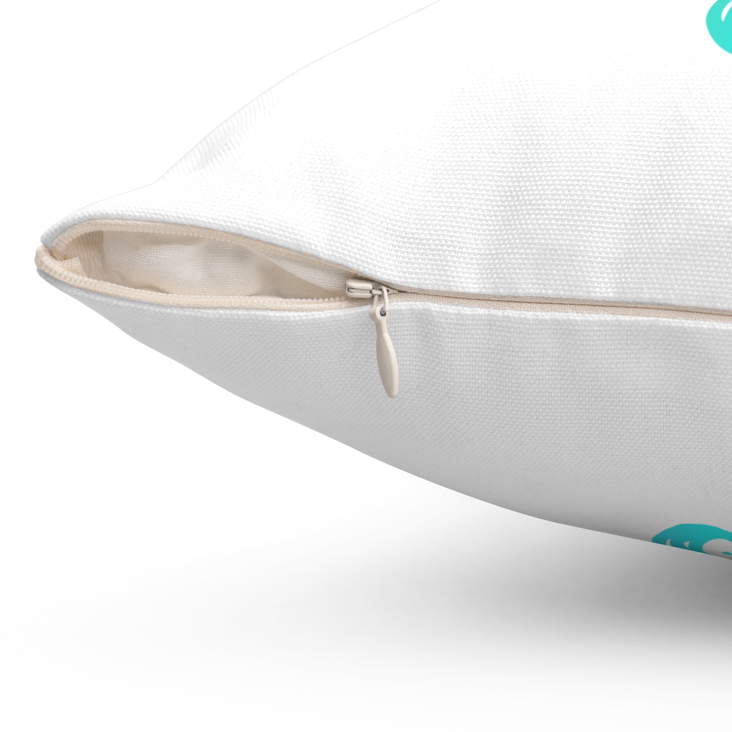 Blissful Bloom Throw Pillow - Lotus Flower Edition