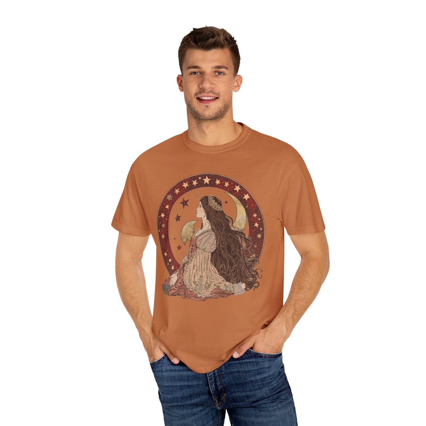 Moon Goddess Unisex T-Shirt - Celestial Summer Vibes