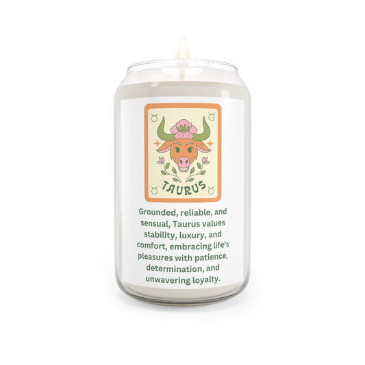 Taurus Scented Candle, 13.75oz