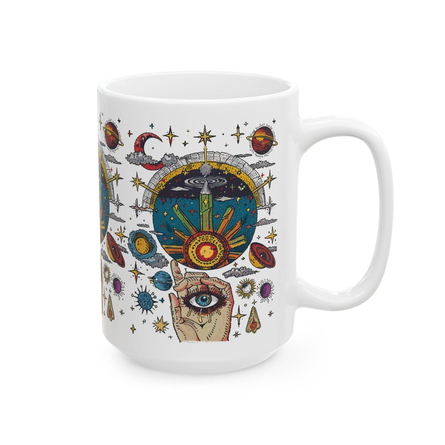 Mystic Sips Cosmic Universe Ceramic Mug - 11oz & 15oz