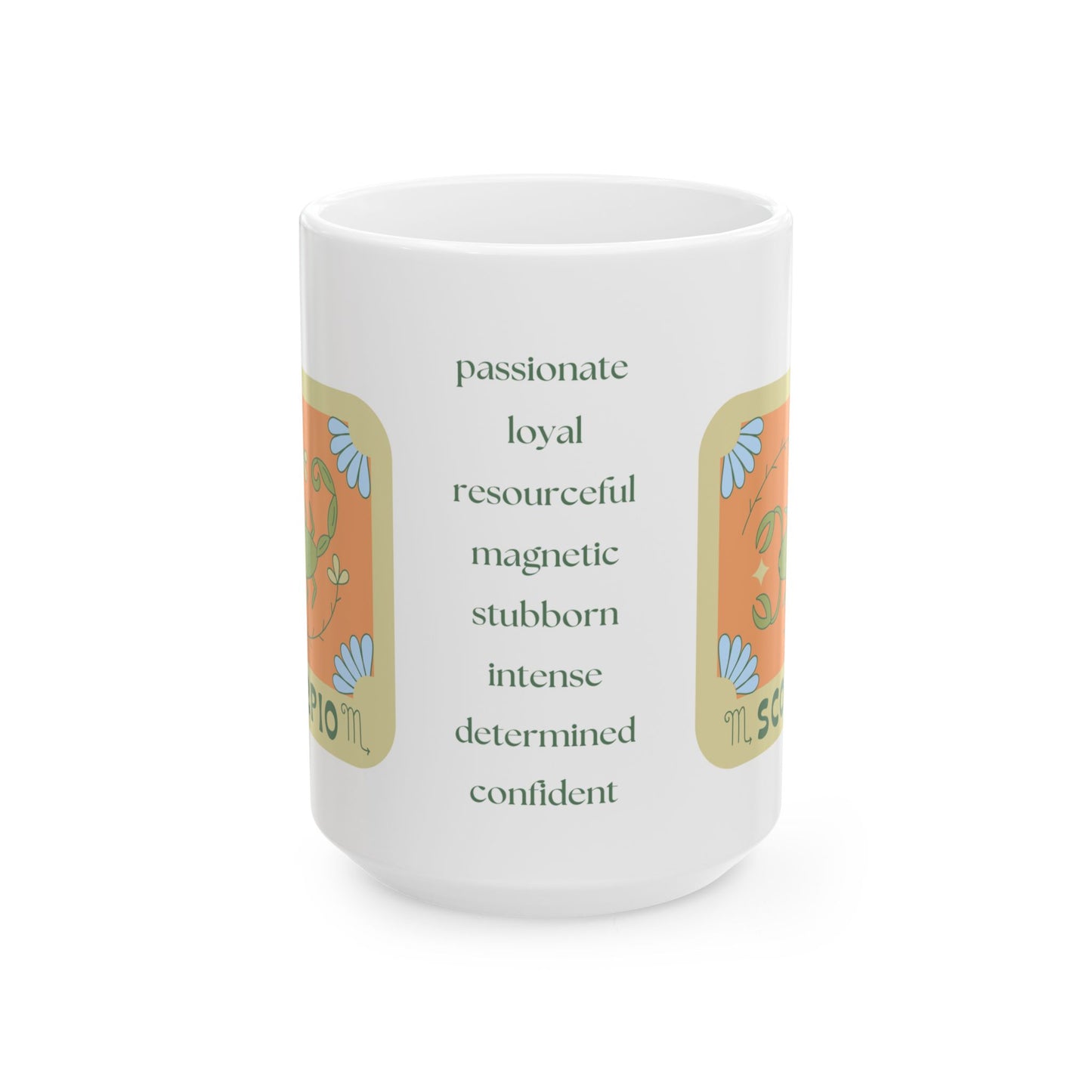 Brew with a Sting Scorpio Coffee Mug Ceramic Mug, (11oz, 15oz)