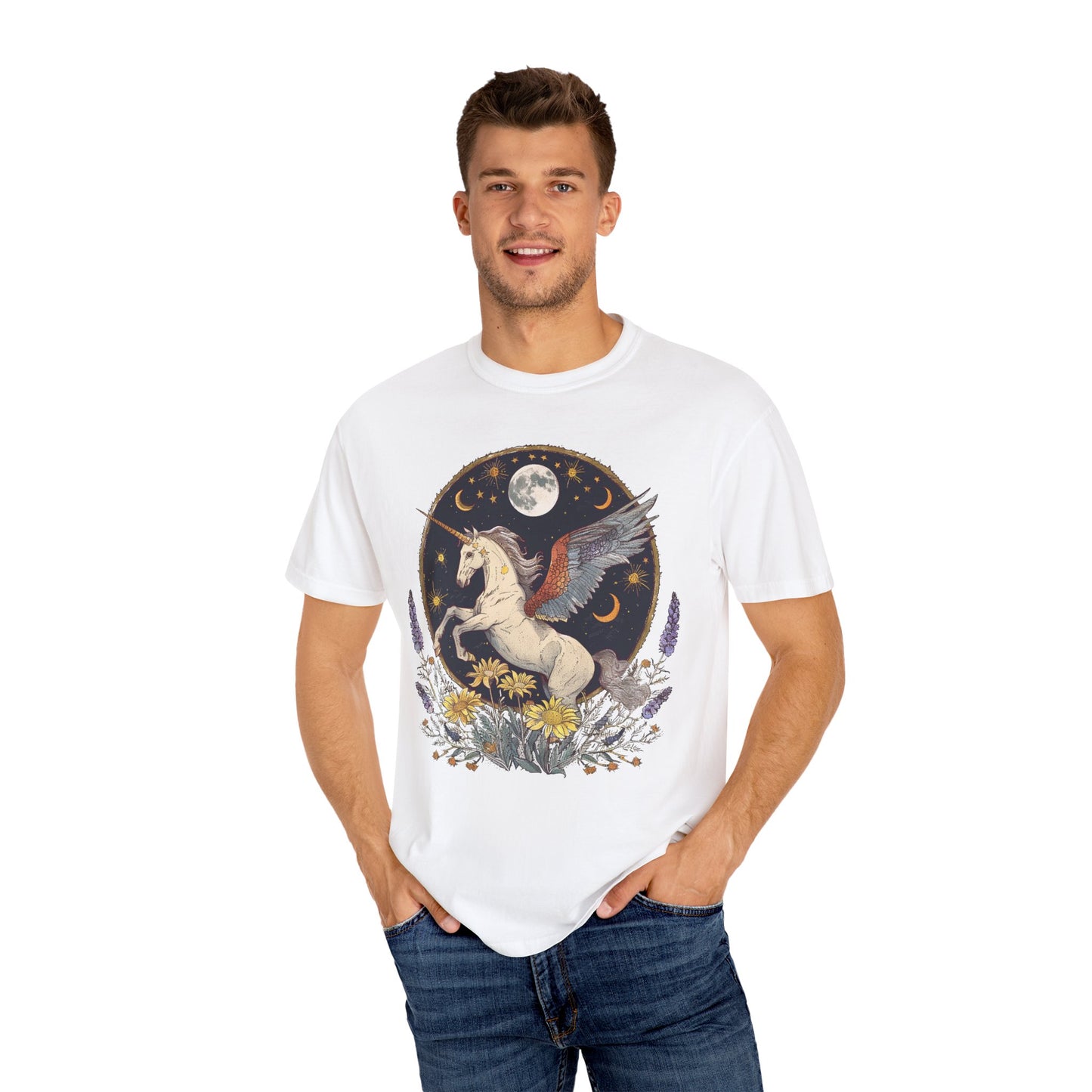 Magical Unicorn Moon T-Shirt for Dreamers