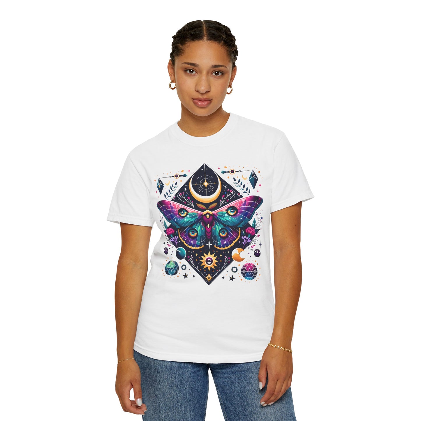 Cosmic Butterfly Unisex Garment-Dyed T-Shirt