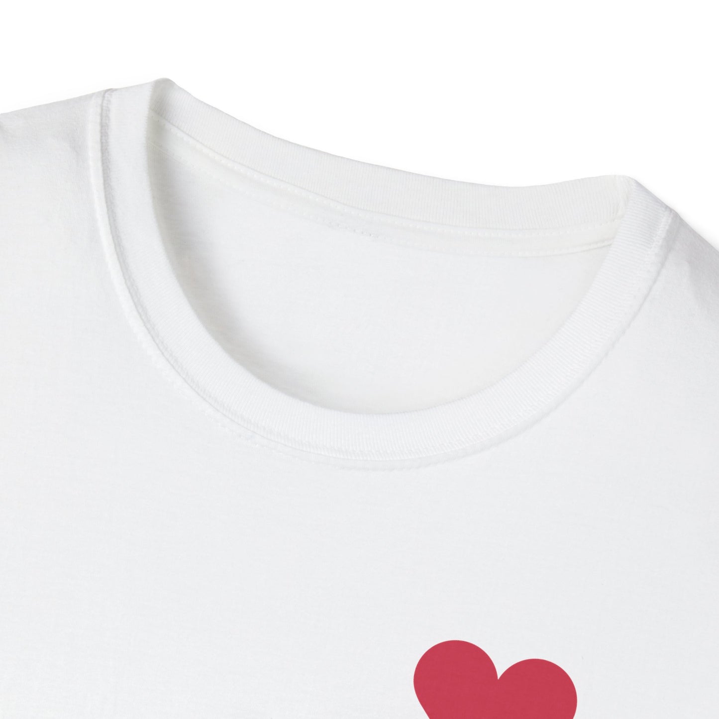 Minimalist Heart Unisex Softstyle T-Shirt - Perfect for Casual Wear and Gifting