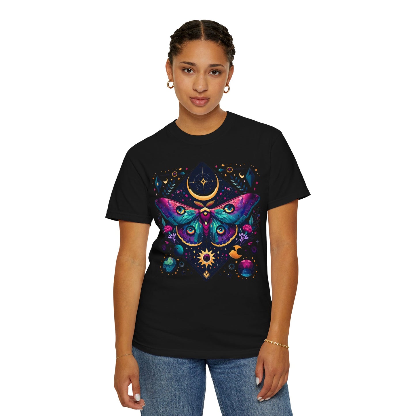 Cosmic Butterfly Unisex Garment-Dyed T-Shirt