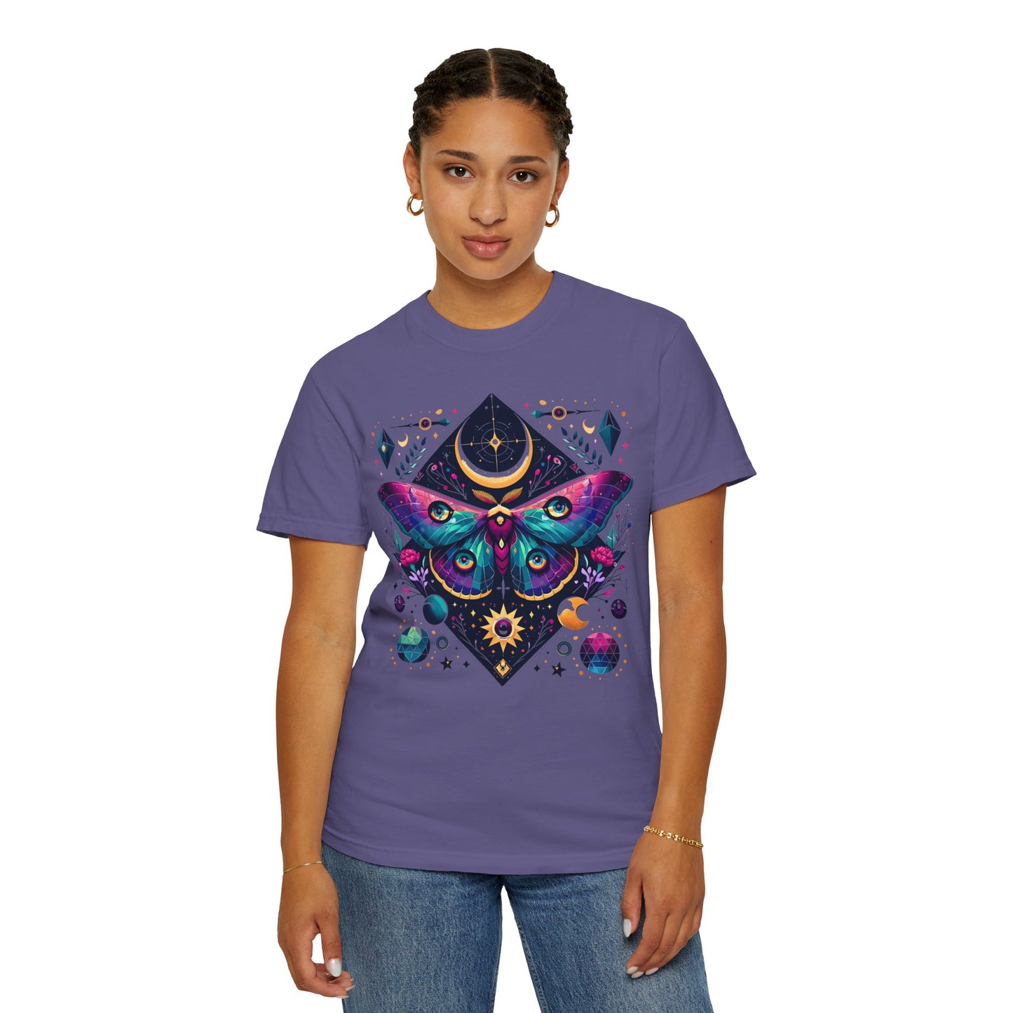 Cosmic Butterfly Unisex Garment-Dyed T-Shirt