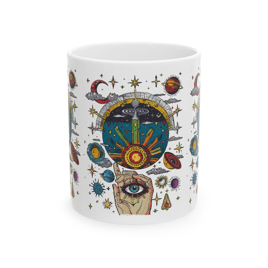 Mystic Sips Cosmic Universe Ceramic Mug - 11oz & 15oz