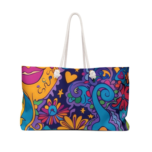 Colorful Bohemian Weekender Bag for Travel & Leisure