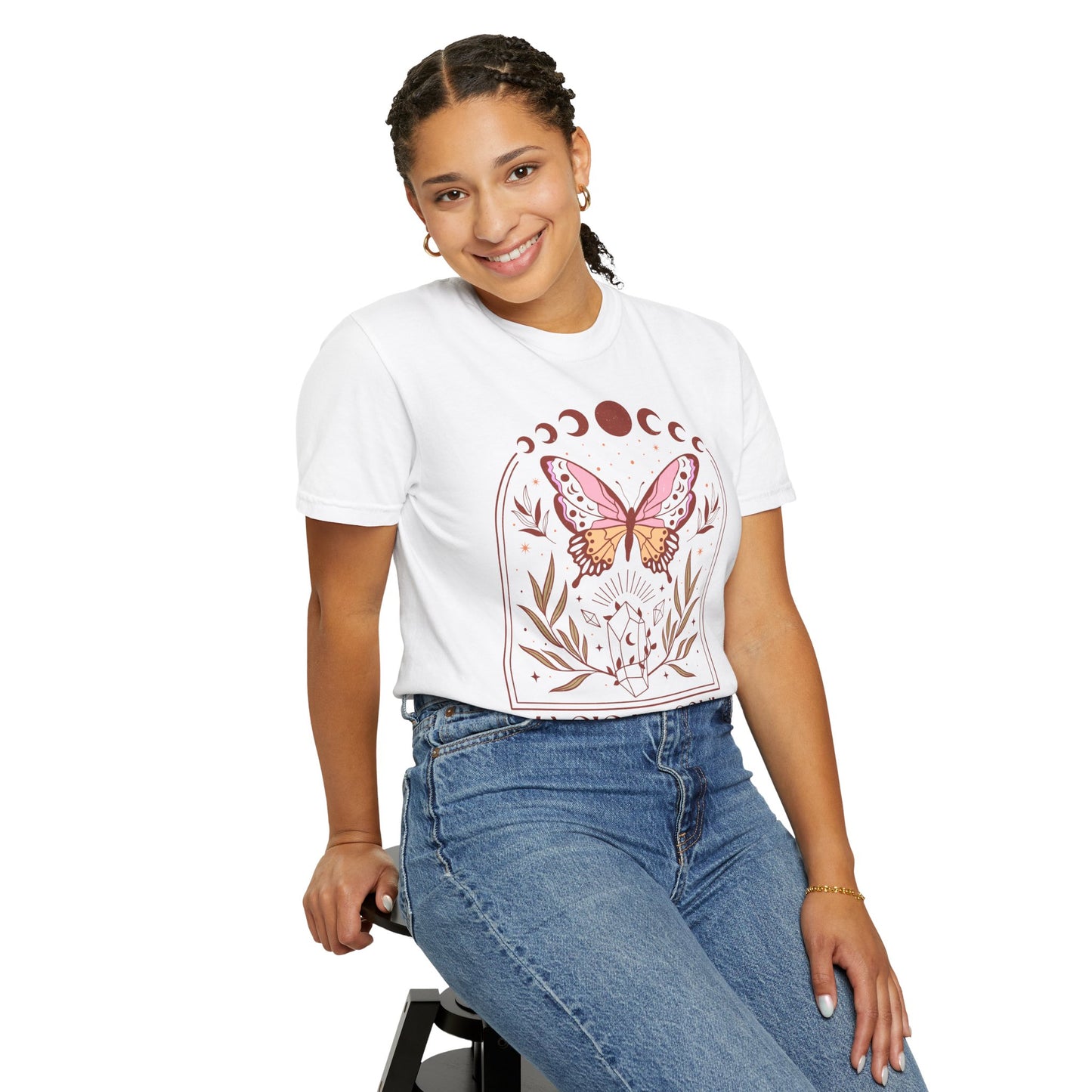 Magical Soul Butterfly T-Shirt, Unisex Tee, Boho Style Shirt, Nature Lover Gift, Spiritual Apparel, Casual Wear