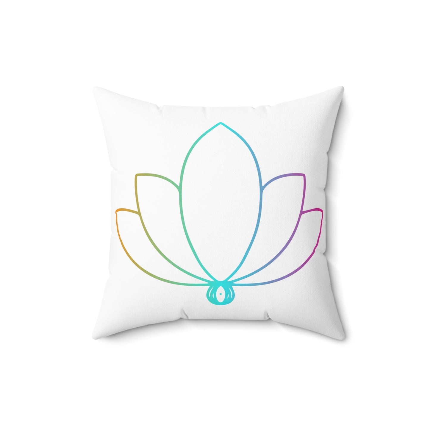 Blissful Bloom Throw Pillow - Lotus Flower Edition