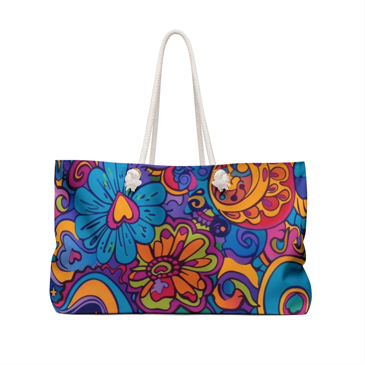 Colorful Bohemian Weekender Bag for Travel & Leisure