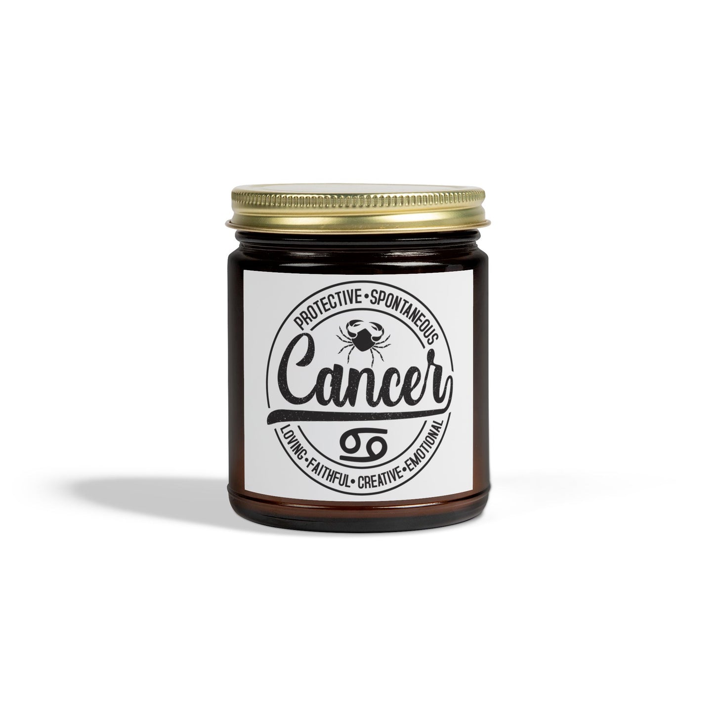 Cancer Zodiac Candle | Cozy Home Decor, Relaxation Gift, Zodiac Sign Candle, Spiritual Gift, Birthday Gift