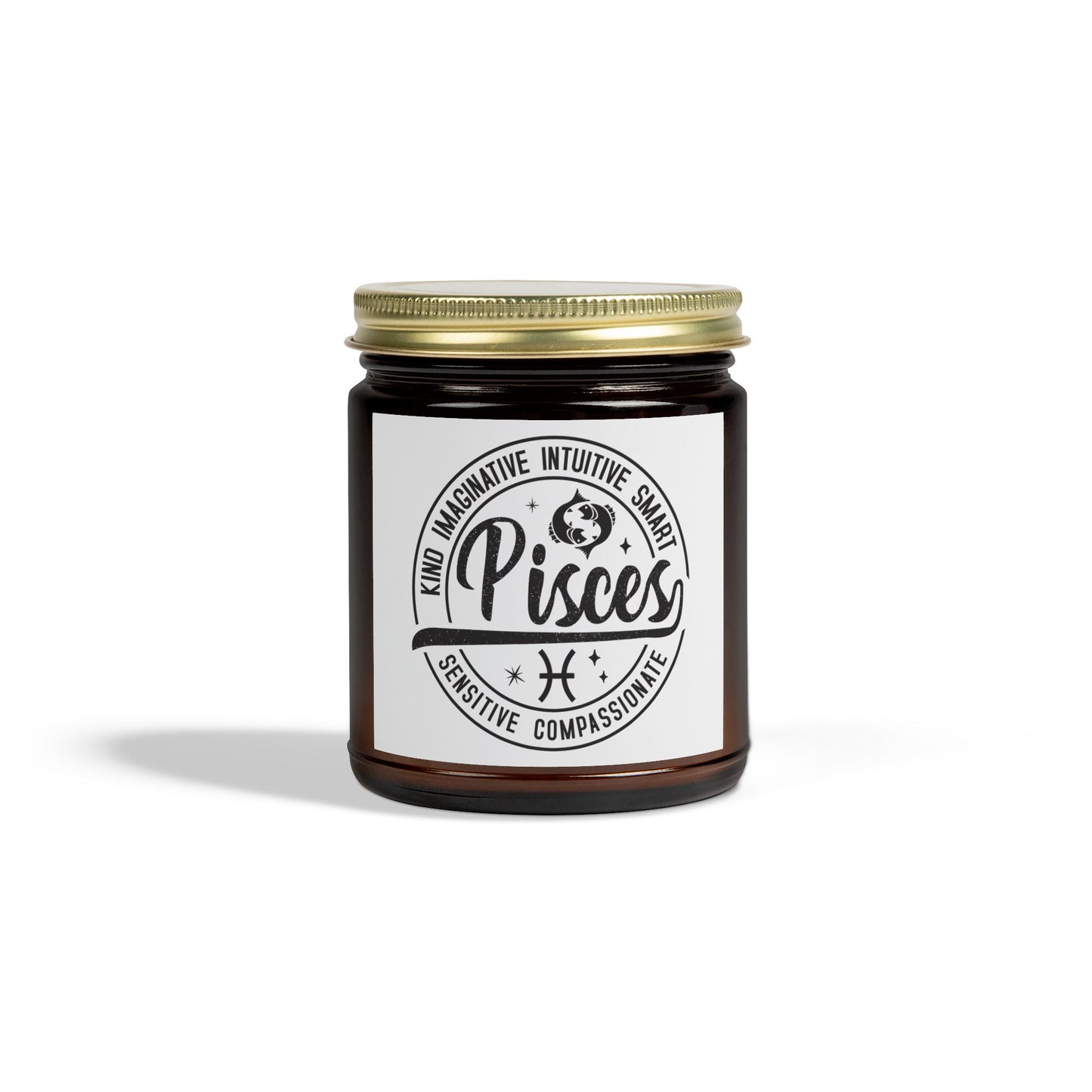 Pisces Zodiac Scented Candle, Aromatherapy Gift, Horoscope Candle, Unique Birthday Gifts, Spiritual Home Decor