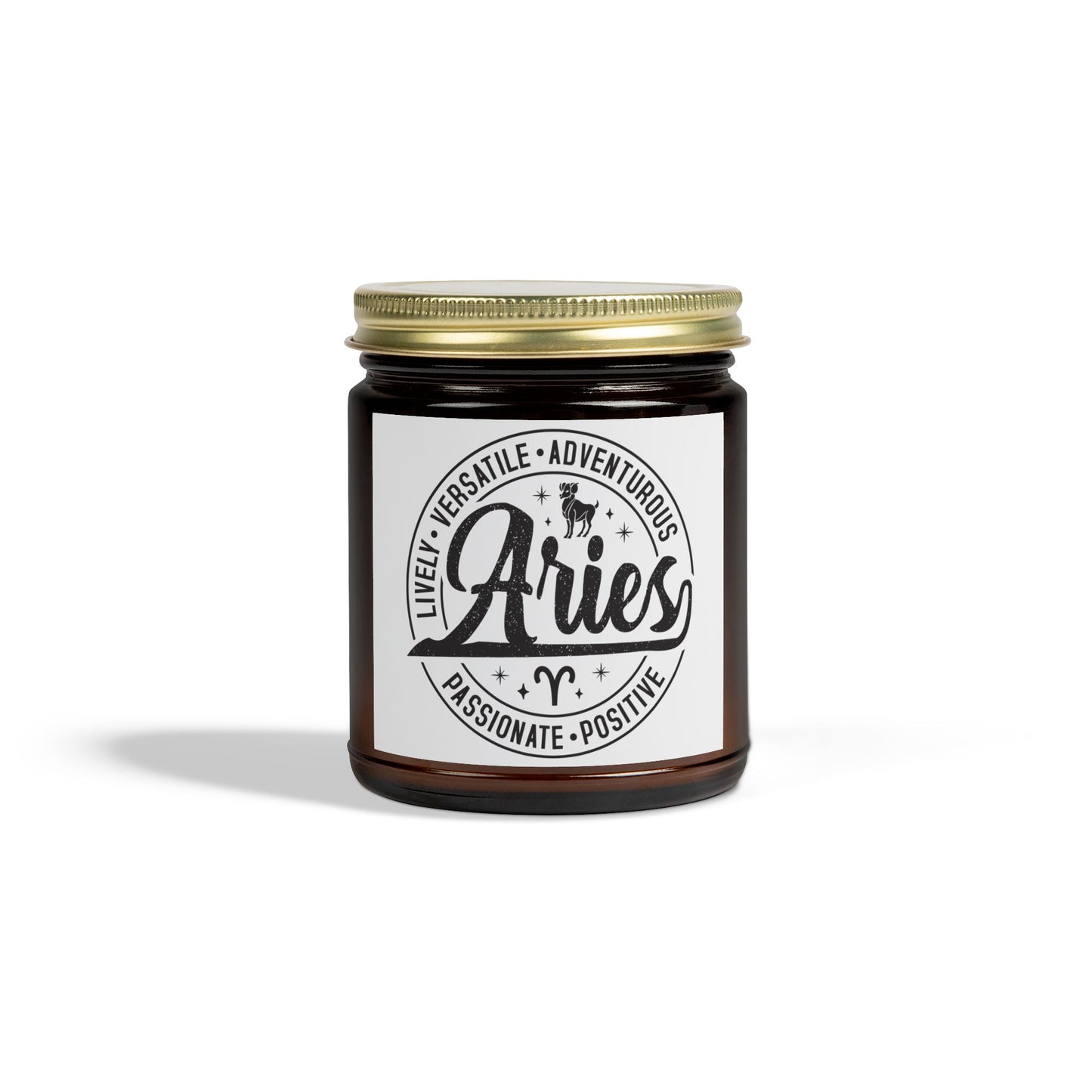 Aries Zodiac Scented Candle, Perfect for Astrological Gifts, Home Decor, Relaxation, Birthday Celebrations, Positive Vibes