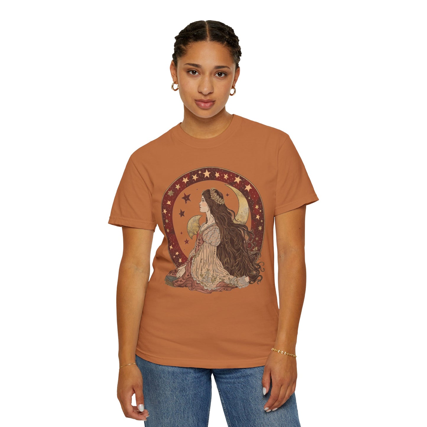 Moon Goddess Unisex T-Shirt - Celestial Summer Vibes