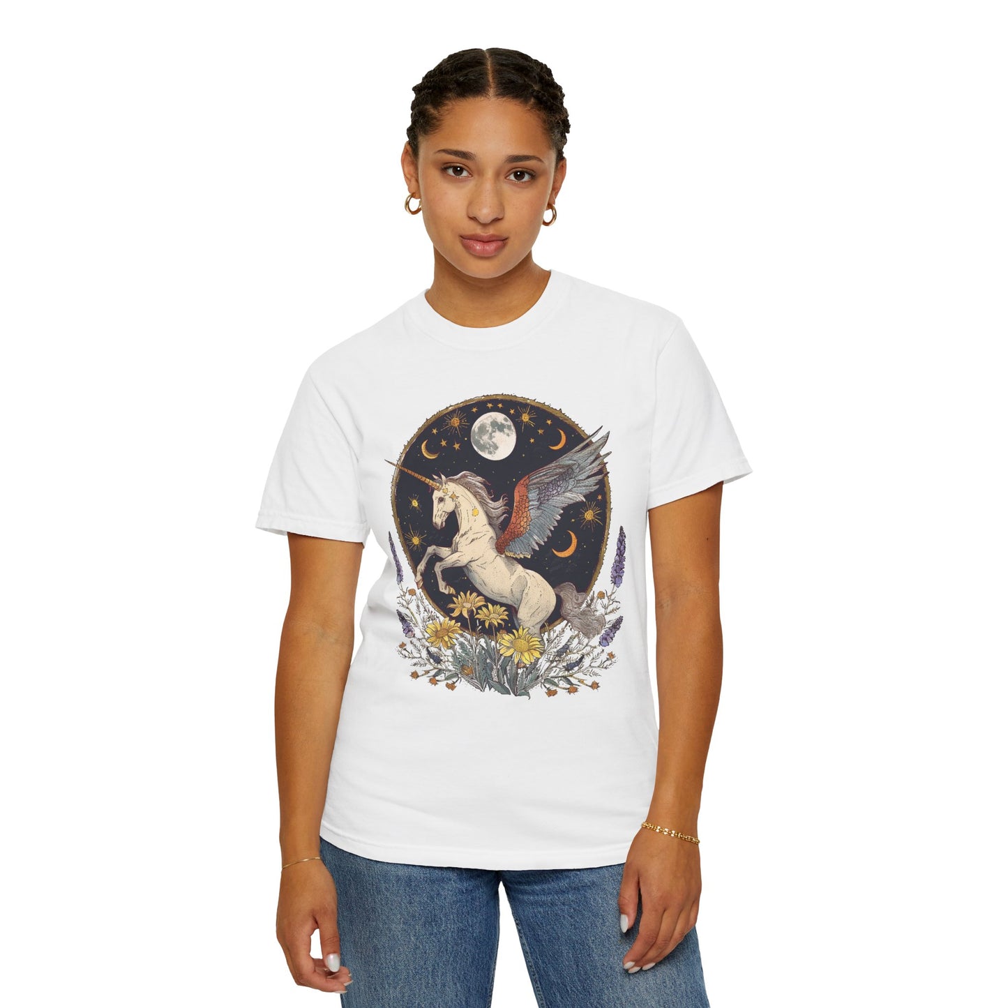 Magical Unicorn Moon T-Shirt for Dreamers