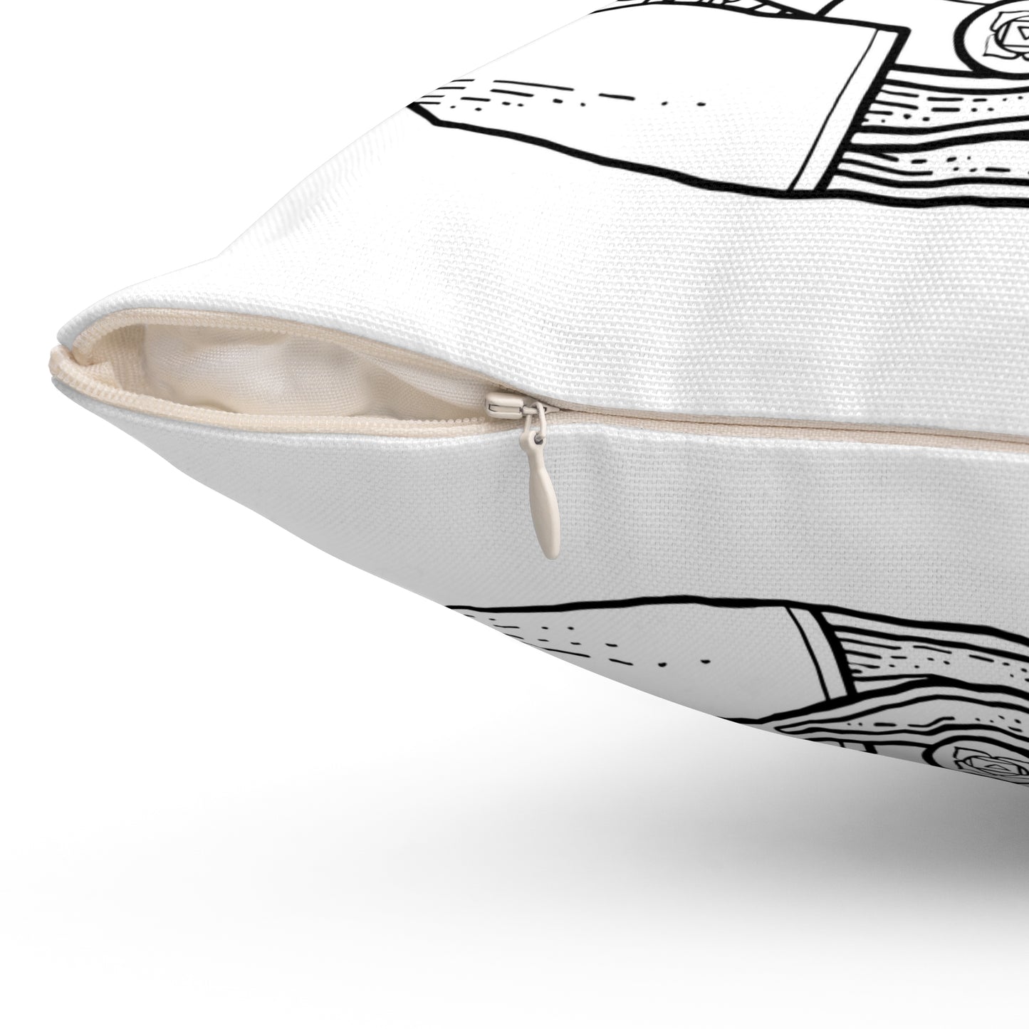 Zen Den Throw Pillow - Chakra Lady Edition