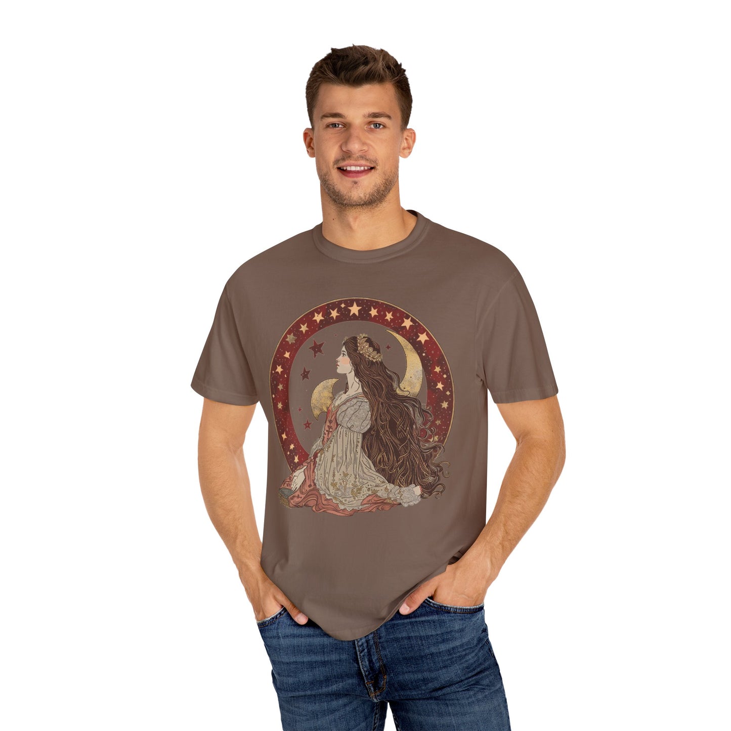 Moon Goddess Unisex T-Shirt - Celestial Summer Vibes