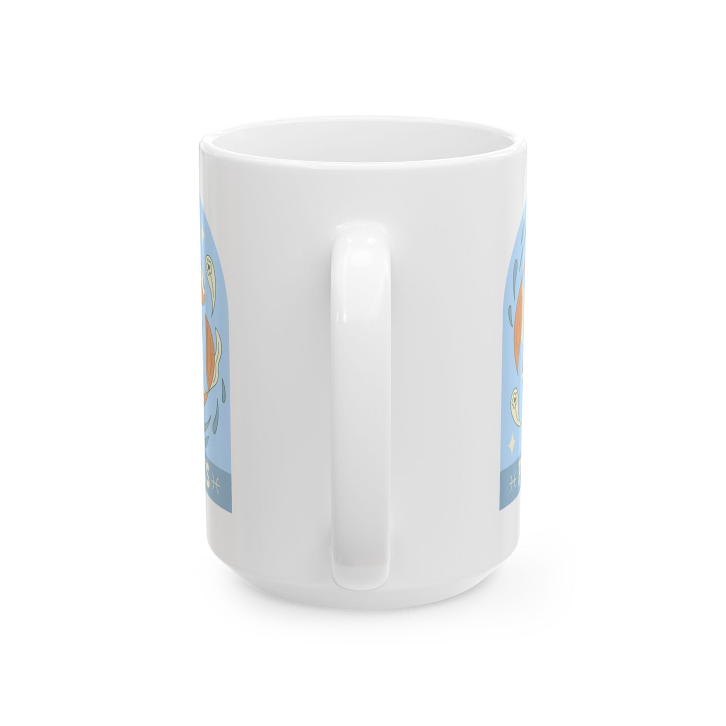 Dreamy Sips for Flowing Minds Pisces Coffee Mug (11oz, 15oz)