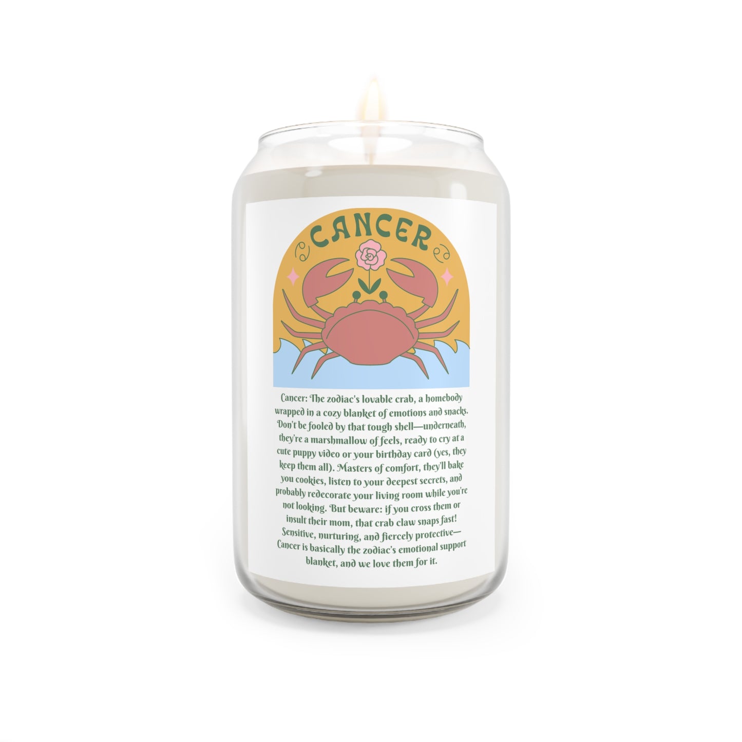 Cancer Zodiac Scented Candle, 13.75oz