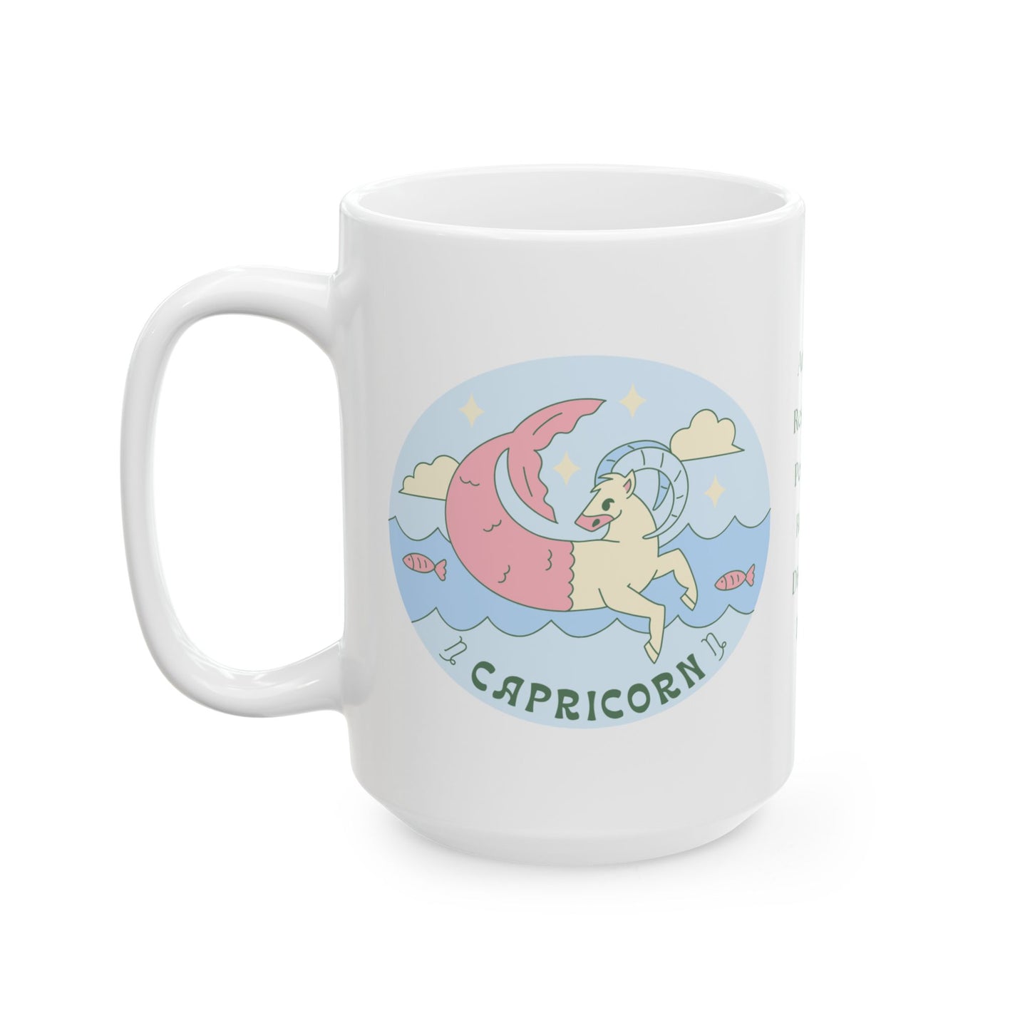 Climb Every Mountain, One Sip at a Time Capricorn Coffee Mug (11oz, 15oz)