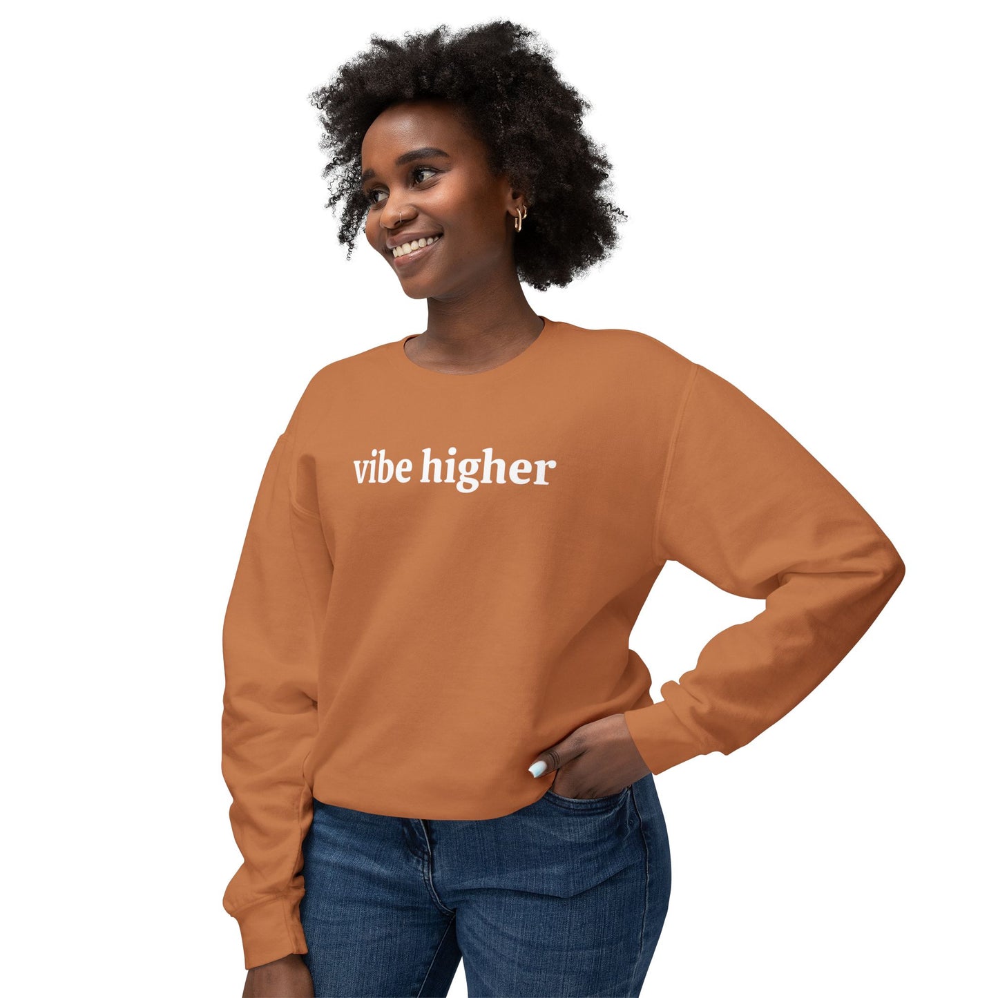 Unisex Vibe Higher Crewneck Sweatshirt