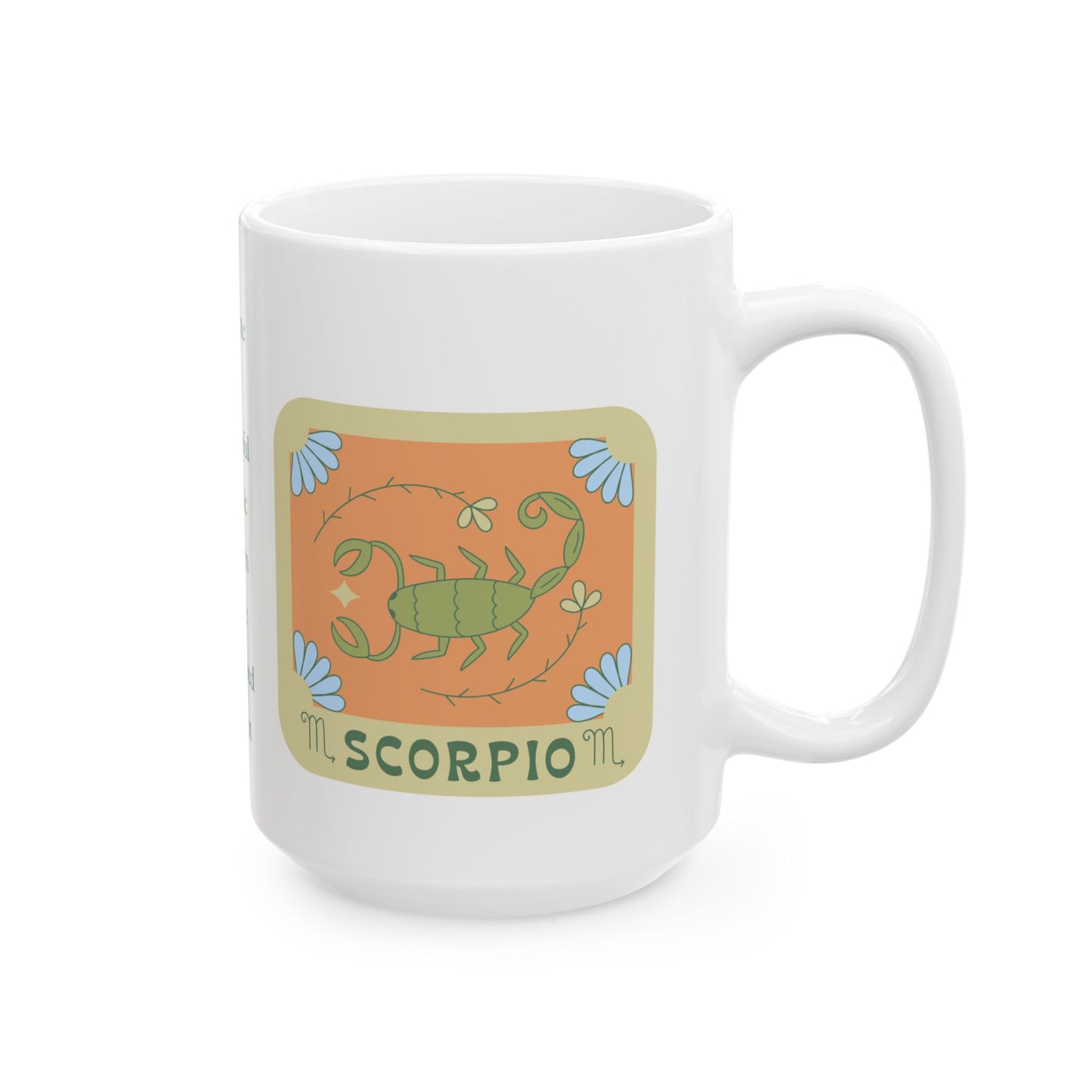 Brew with a Sting Scorpio Coffee Mug Ceramic Mug, (11oz, 15oz)