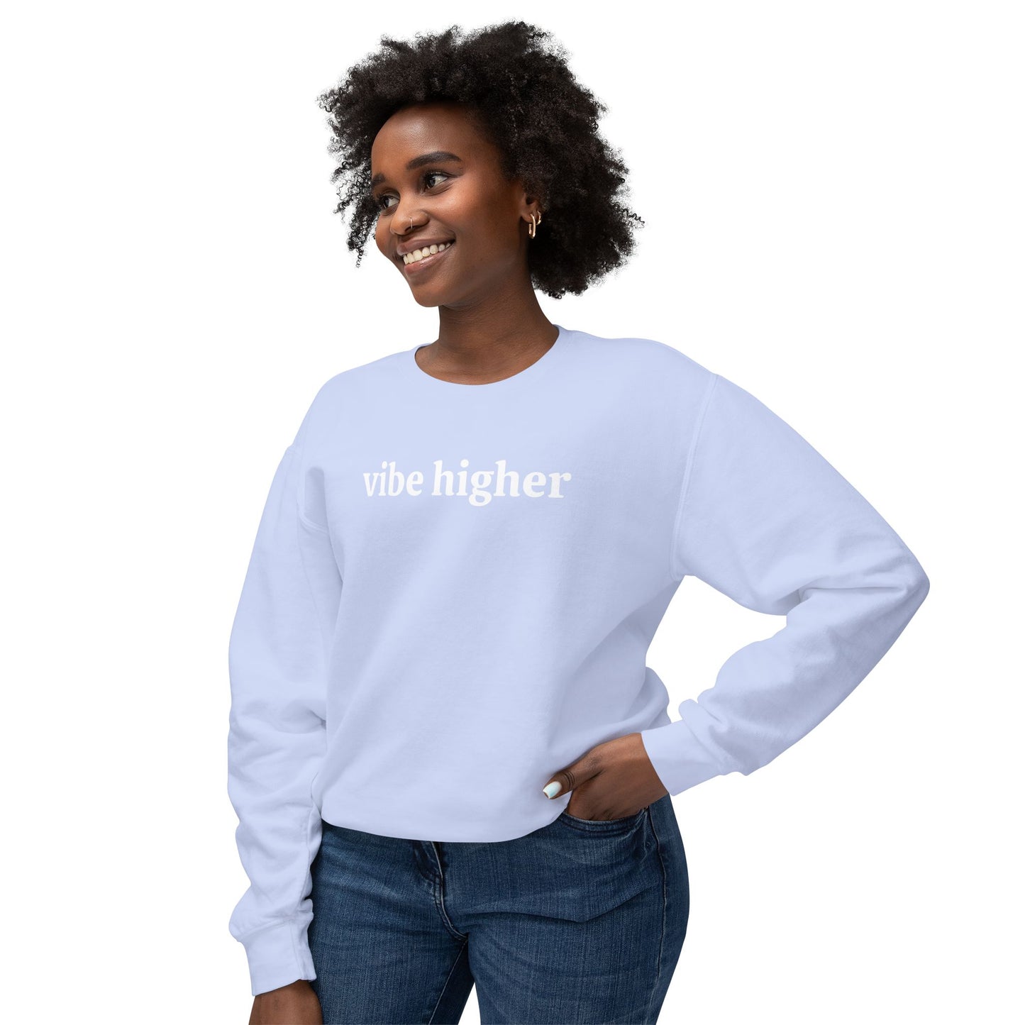 Unisex Vibe Higher Crewneck Sweatshirt