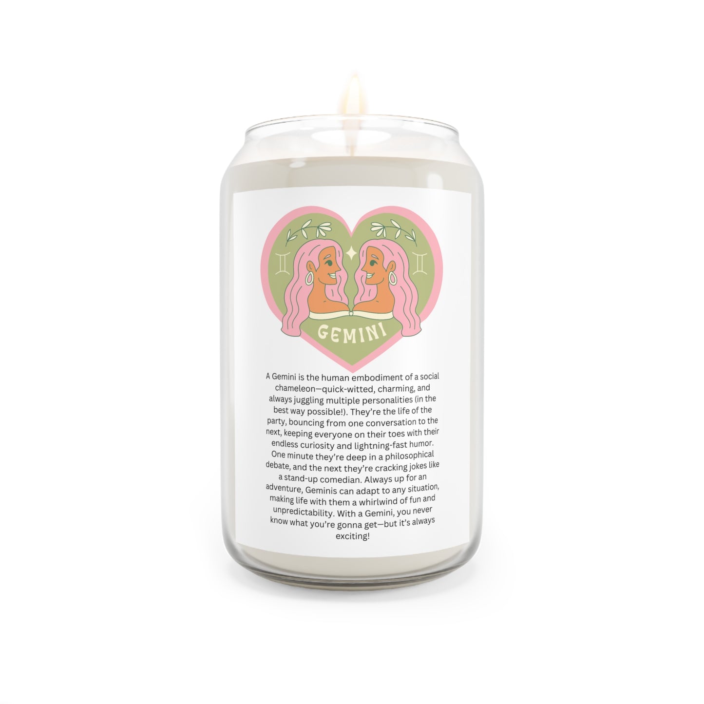 Gemini Scented Candle, 13.75oz