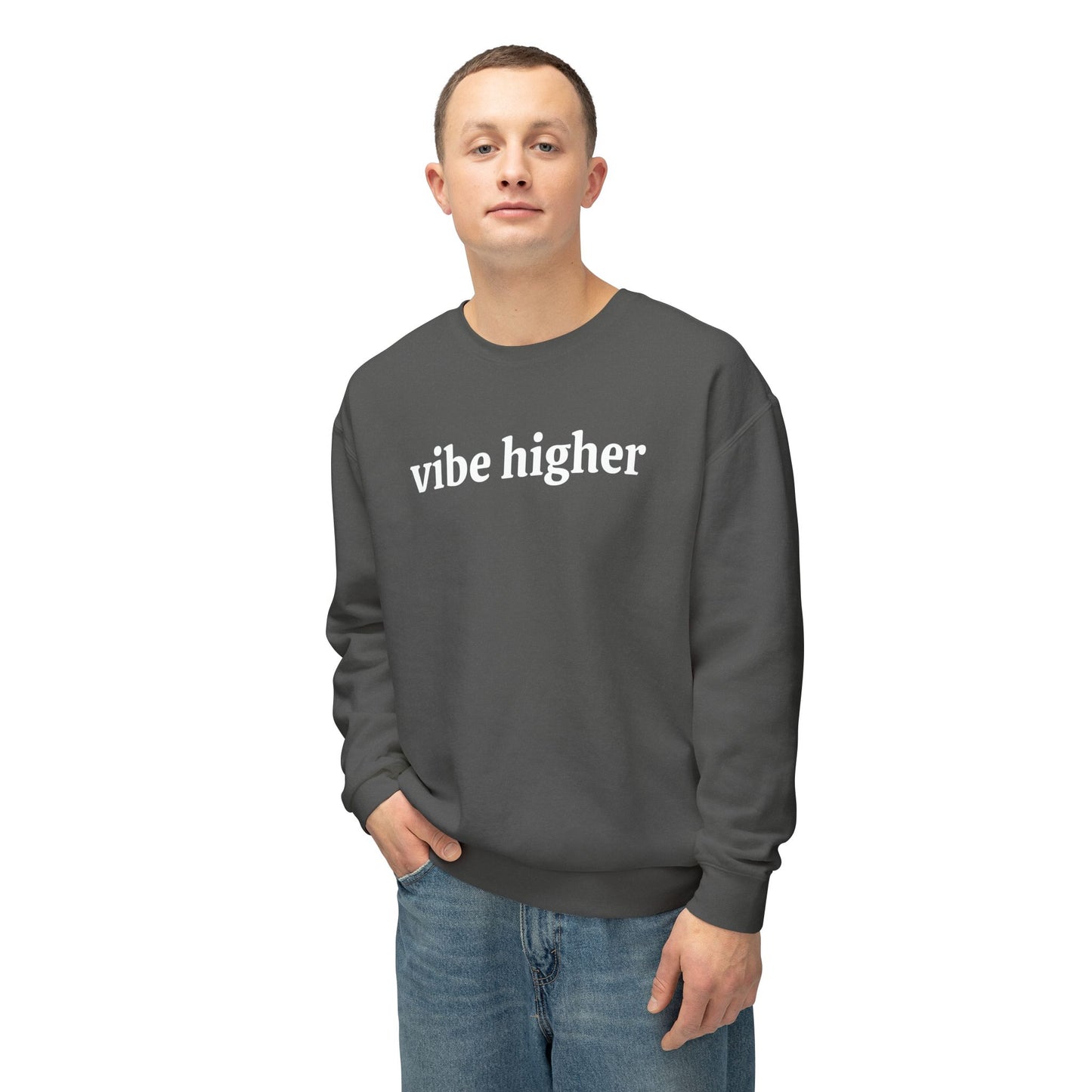 Unisex Vibe Higher Crewneck Sweatshirt