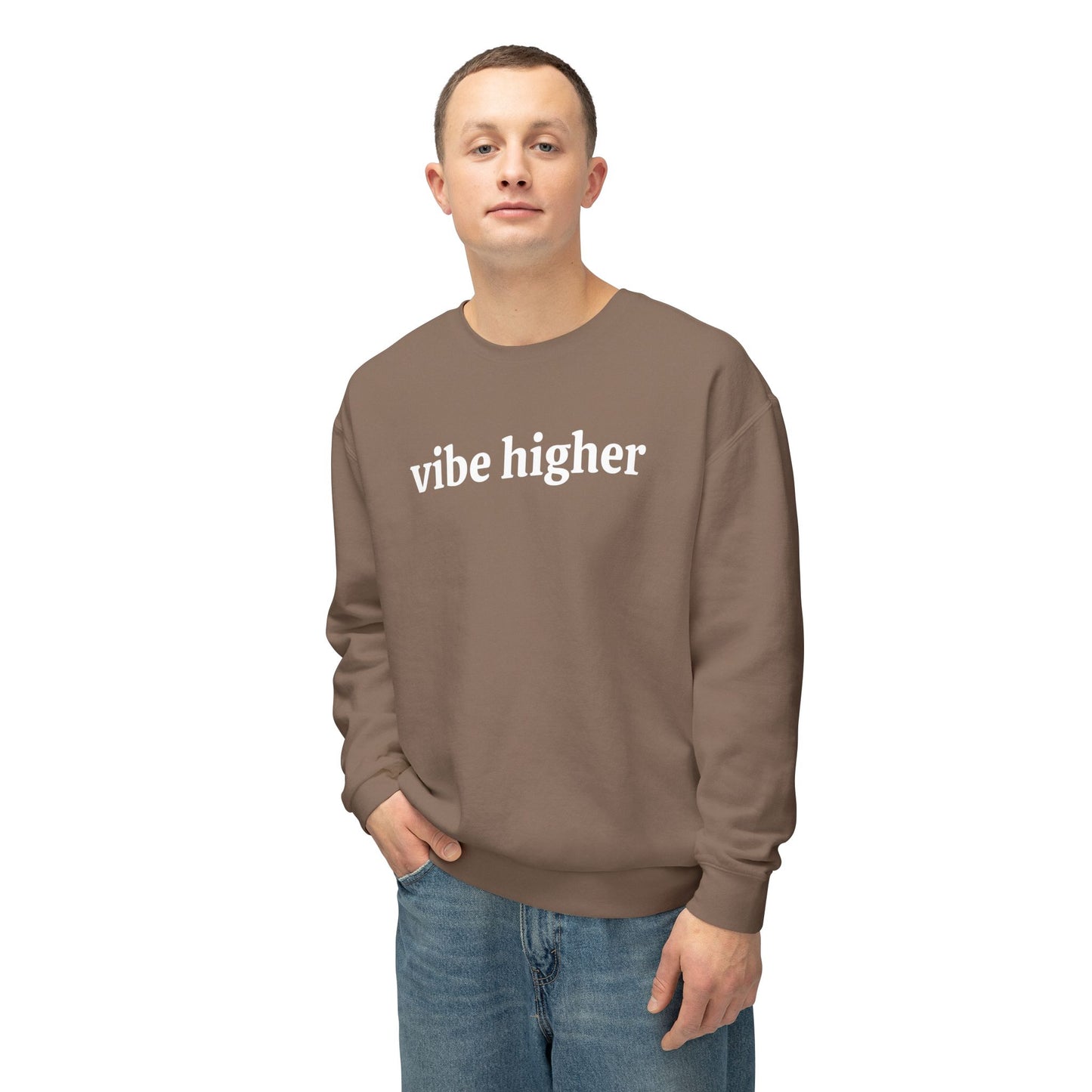 Unisex Vibe Higher Crewneck Sweatshirt