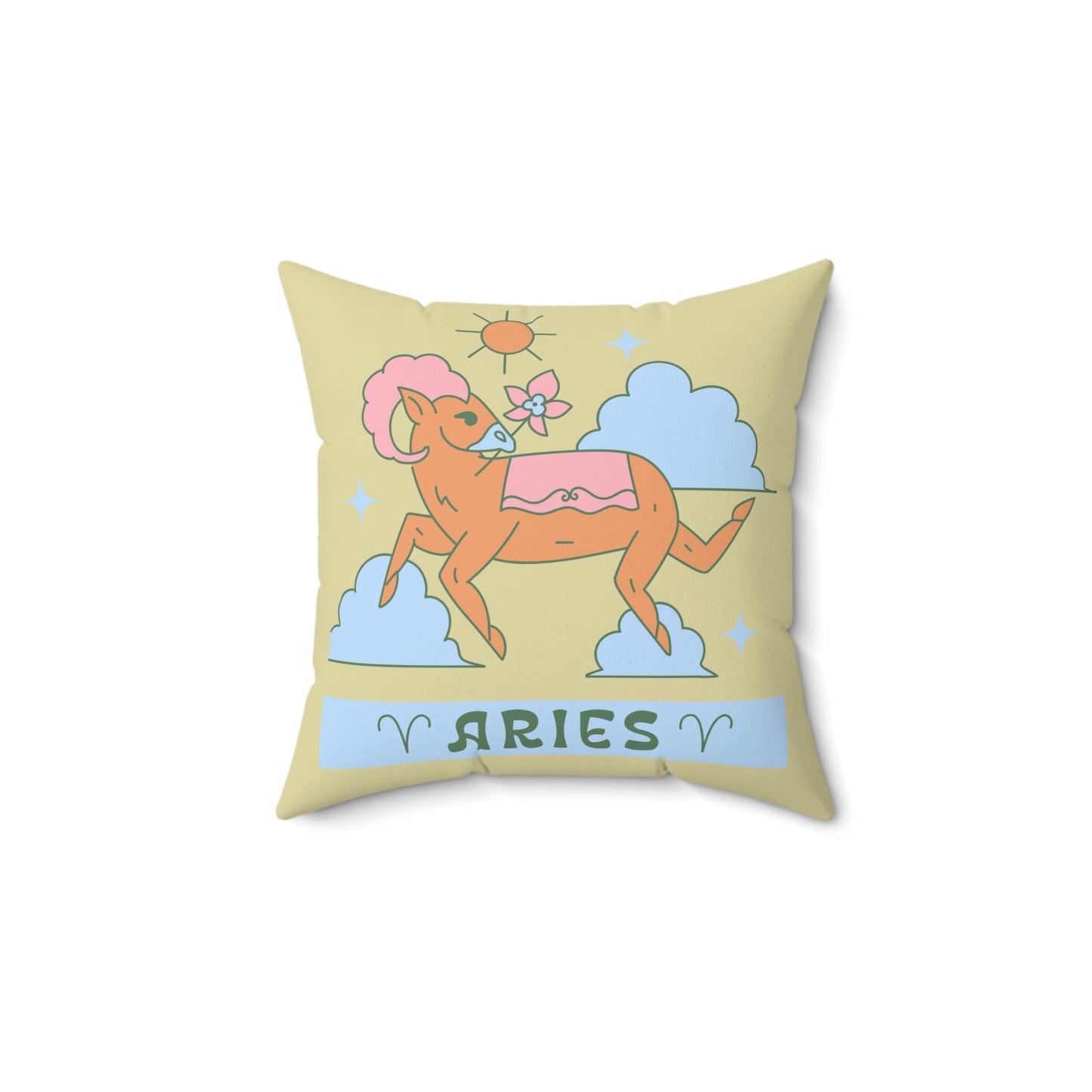 Aries Pillow: Bold Comfort with a Fiery Flare