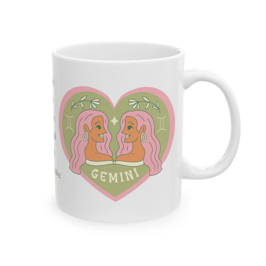 Double the Coffee, Double the Fun Gemini Coffee Mug (11oz, 15oz)