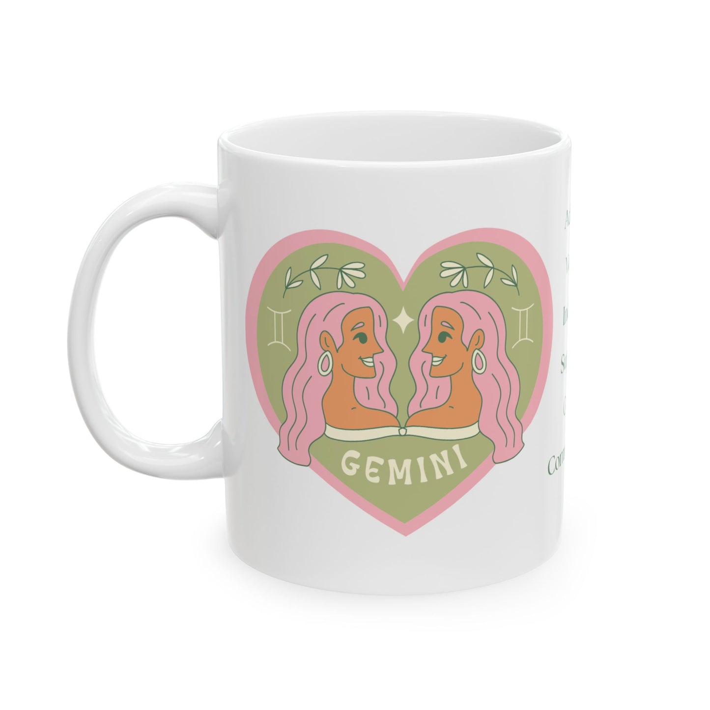 Double the Coffee, Double the Fun Gemini Coffee Mug (11oz, 15oz)