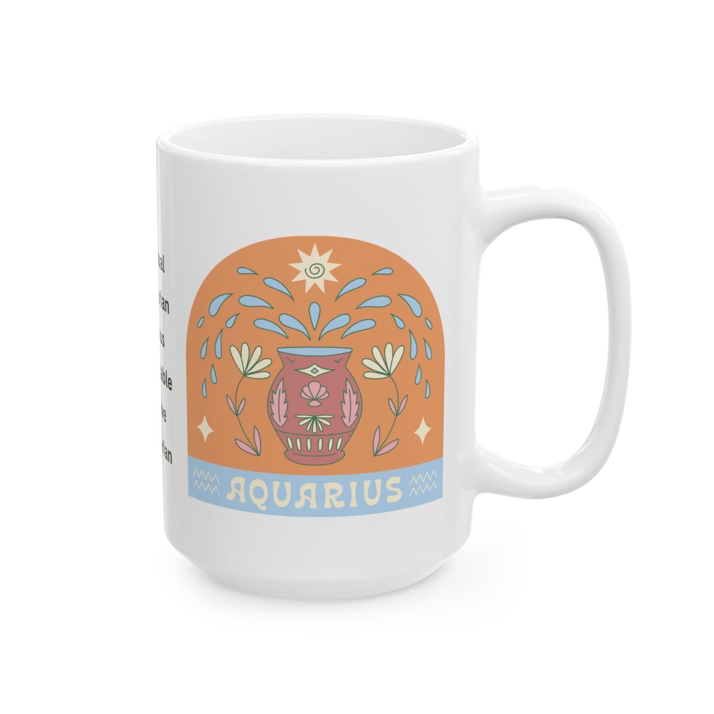 Pouring Ideas & Coffee Aquarius Coffee Mug (11oz, 15oz)