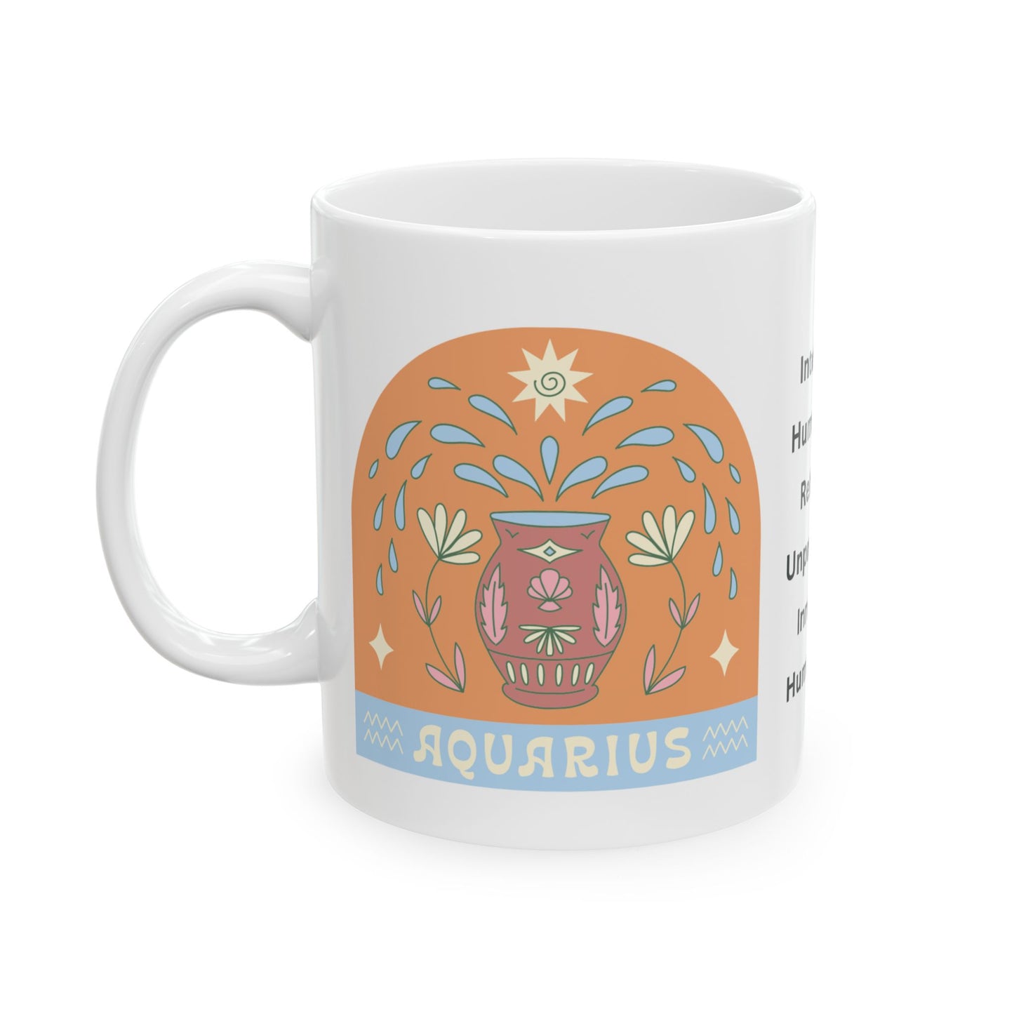 Pouring Ideas & Coffee Aquarius Coffee Mug (11oz, 15oz)