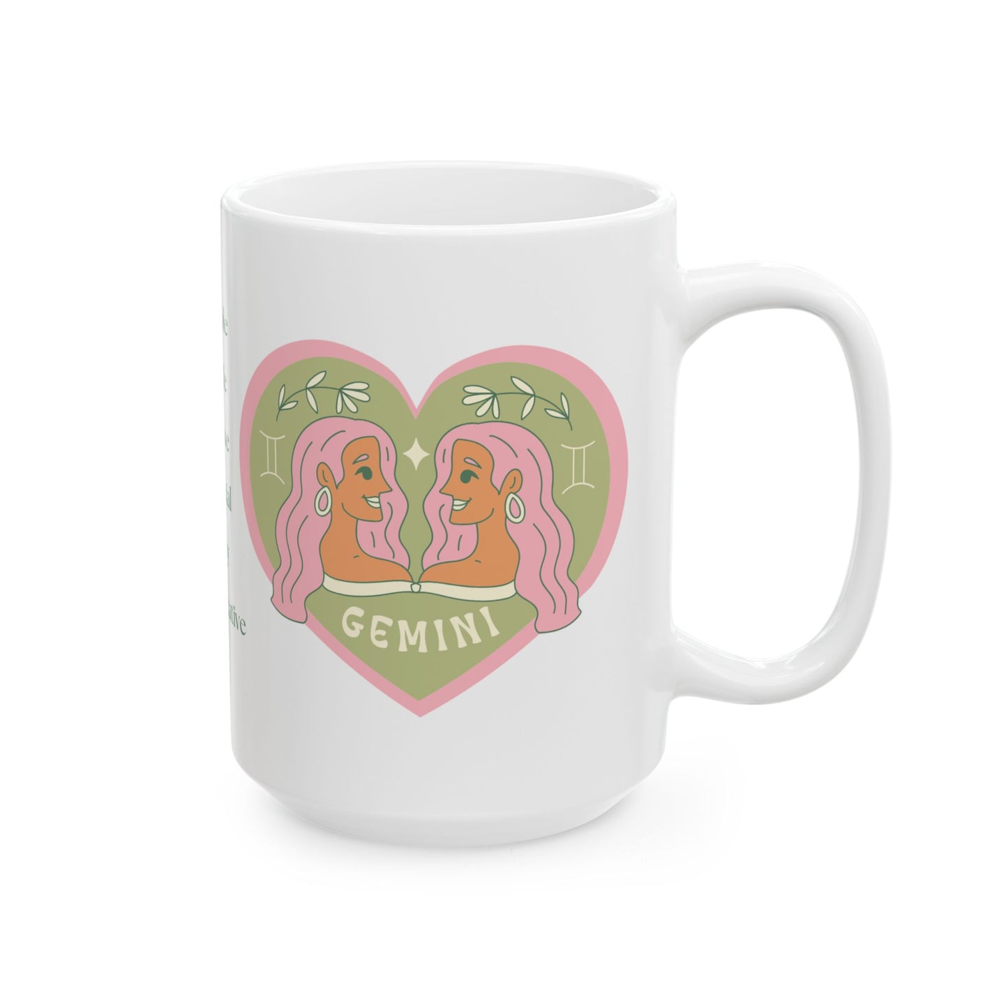 Double the Coffee, Double the Fun Gemini Coffee Mug (11oz, 15oz)