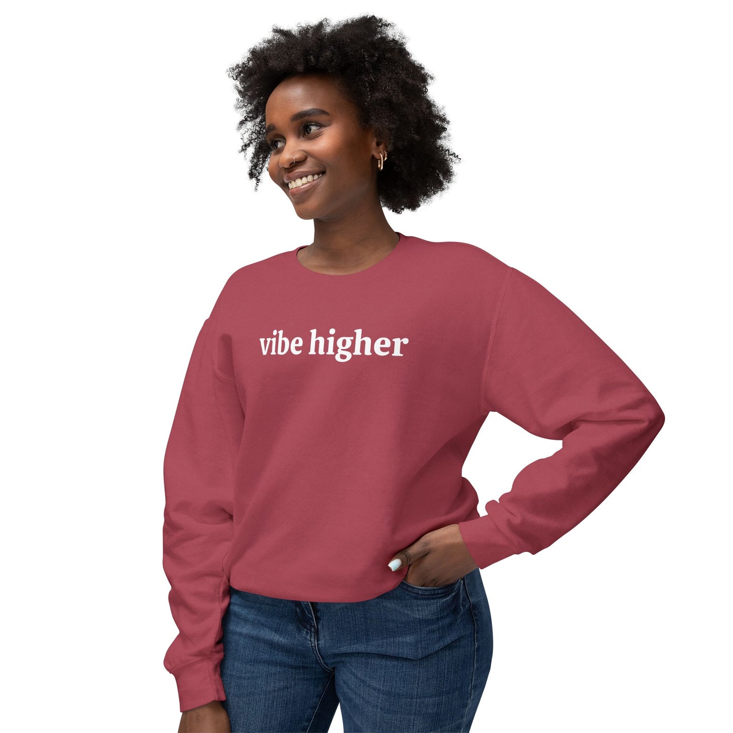 Unisex Vibe Higher Crewneck Sweatshirt