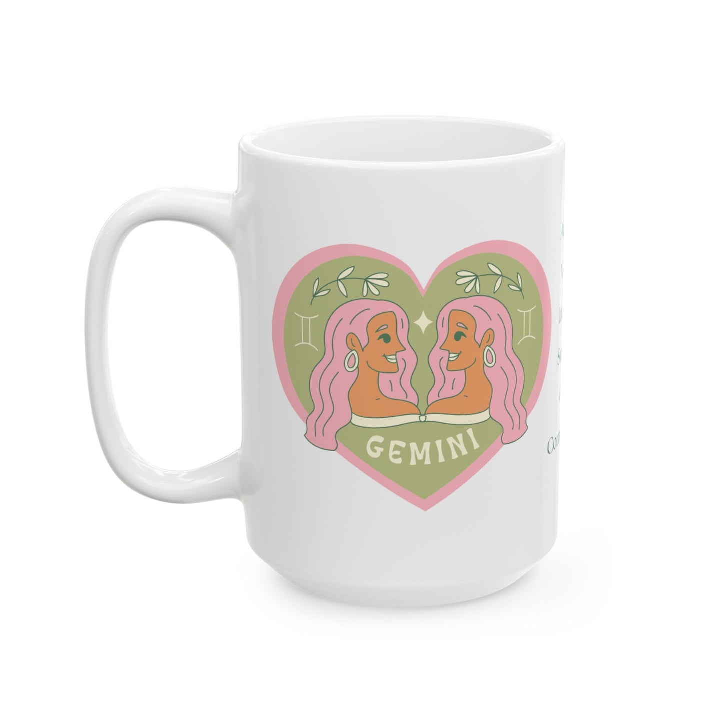 Double the Coffee, Double the Fun Gemini Coffee Mug (11oz, 15oz)