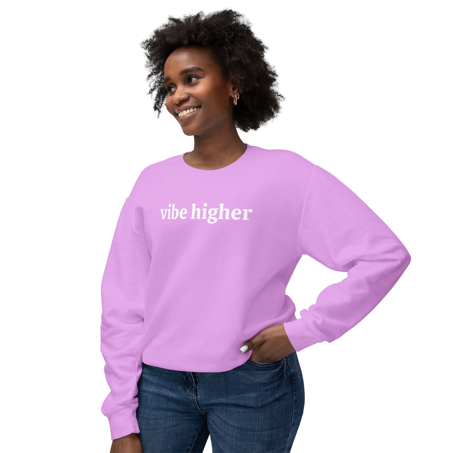 Unisex Vibe Higher Crewneck Sweatshirt